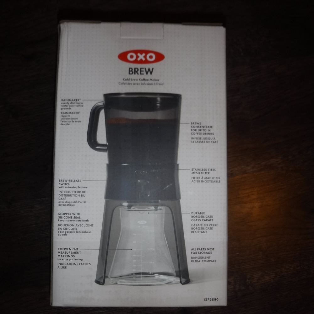 OXO Brew Cold Brew Coffee Maker Concentrate 4 cups New - Picture 2 of 2